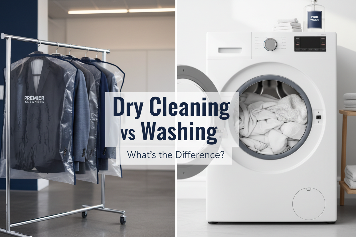 Dry Cleaning vs Washing: What’s the Difference?